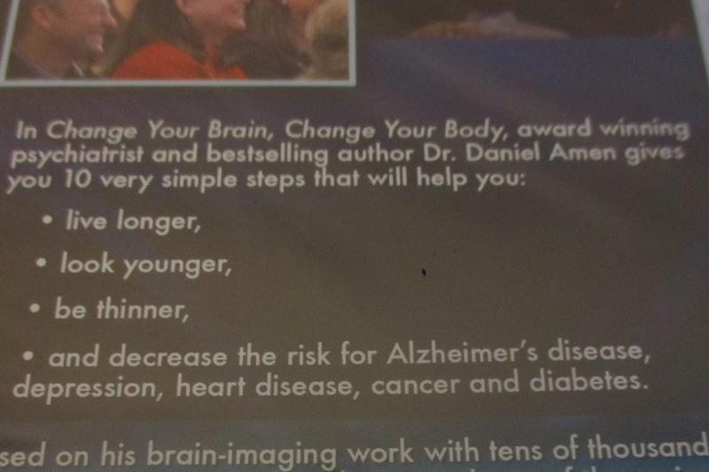 Daniel G Amen MD Change Your Brain Change Your Body 2 Disc DVD Set Sealed