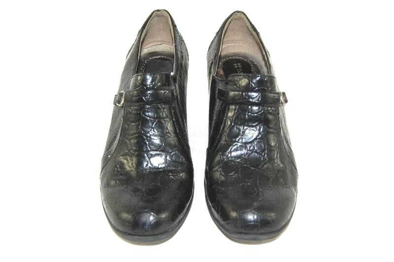 Naturalizer N5 Comfort Clogs Black Slip On Women's Size 6.5 Block Heel