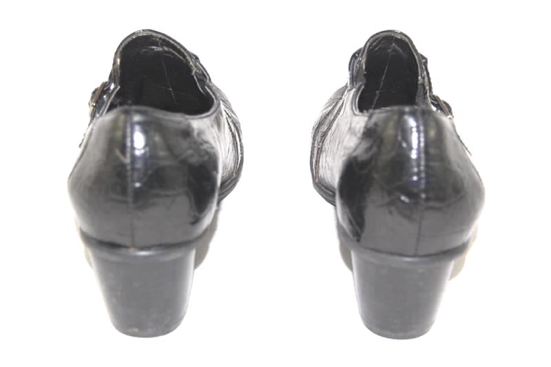 Naturalizer N5 Comfort Clogs Black Slip On Women's Size 6.5 Block Heel