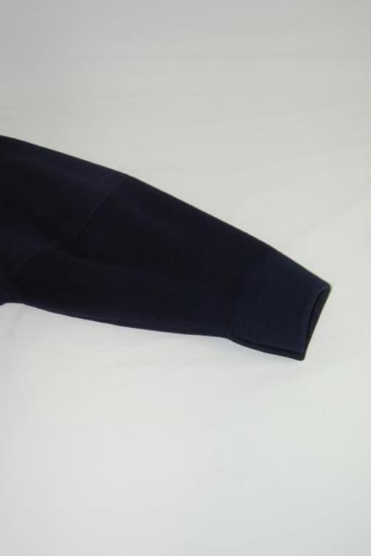 Vintage Cashmere by Forstmann Coat Navy Blue Faux Fur Collar Women's