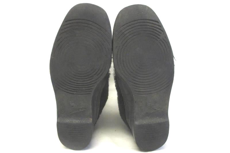 Vintage Snowland Faux Fur Boots Women's Size 6 Back Gray Lined
