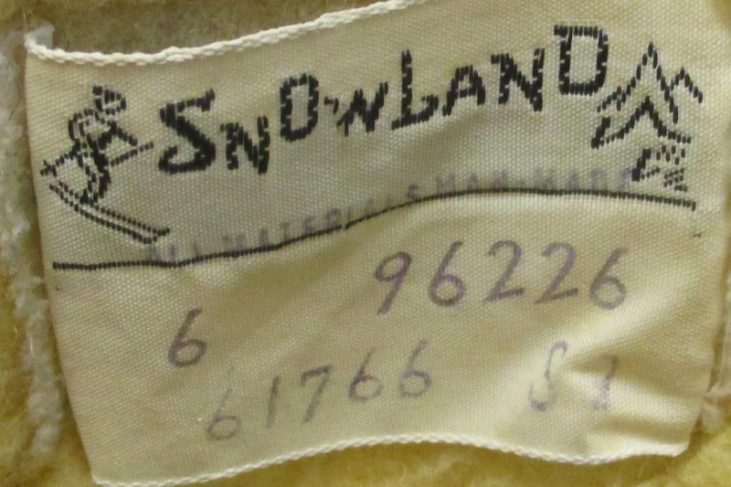 Vintage Snowland Faux Fur Boots Women's Size 6 Back Gray Lined