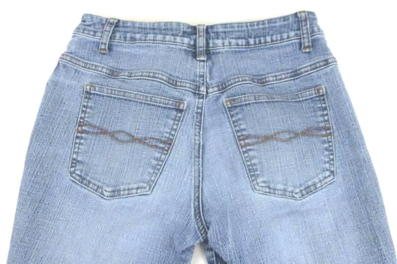 Lot Of 5 Vintage L.A. Blues Women's Flare Leg Jeans Size 4P Petites Medium Wash
