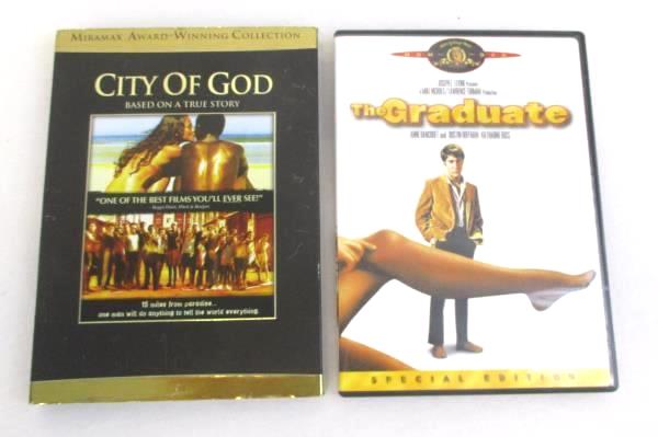 Lot of 4 Award Winning Nominated DVD's City of God The Social Network & more