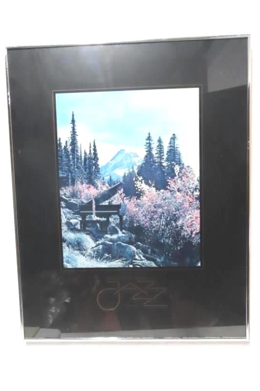 Vintage Framed 1986 Mt. Hood Festival of Jazz Gresham Oregon 28.5" x 22.5"
