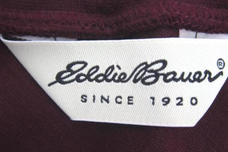 Eddie Bauer Skirt Burgundy Stretch Waist Women's Size Medium Petite