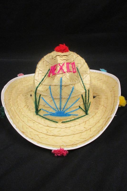 Sombrero Straw Hat Kid's OS Mexico Souvenir Cowboy Hat
