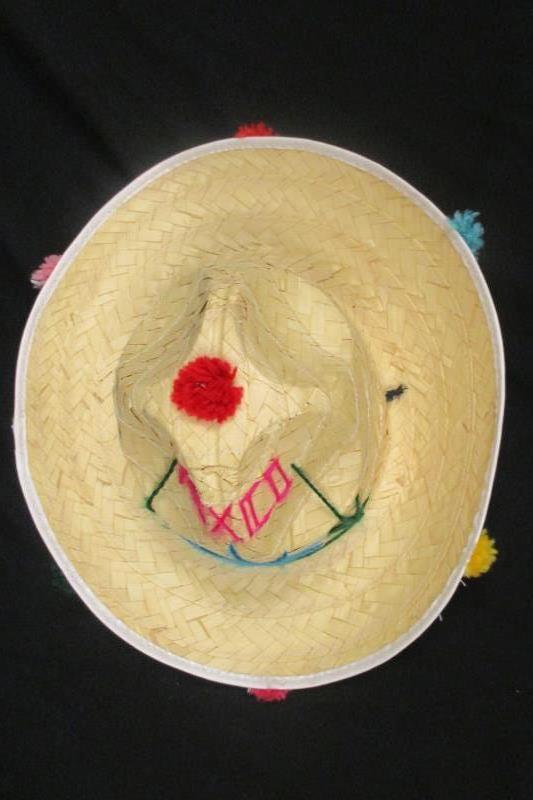 Sombrero Straw Hat Kid's OS Mexico Souvenir Cowboy Hat