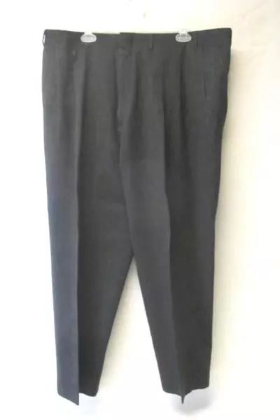 Geoffrey Beene Dress Pants Gray Gray Tailored Men's 41 x 29.5