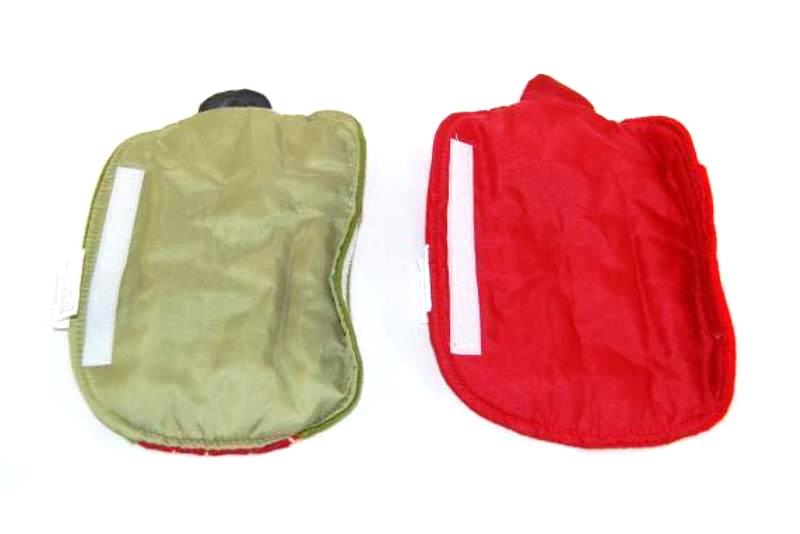 Lot of 2 Holiday Seat Belt Covers Snowmen Buttons Scarf Unbranded Green Red