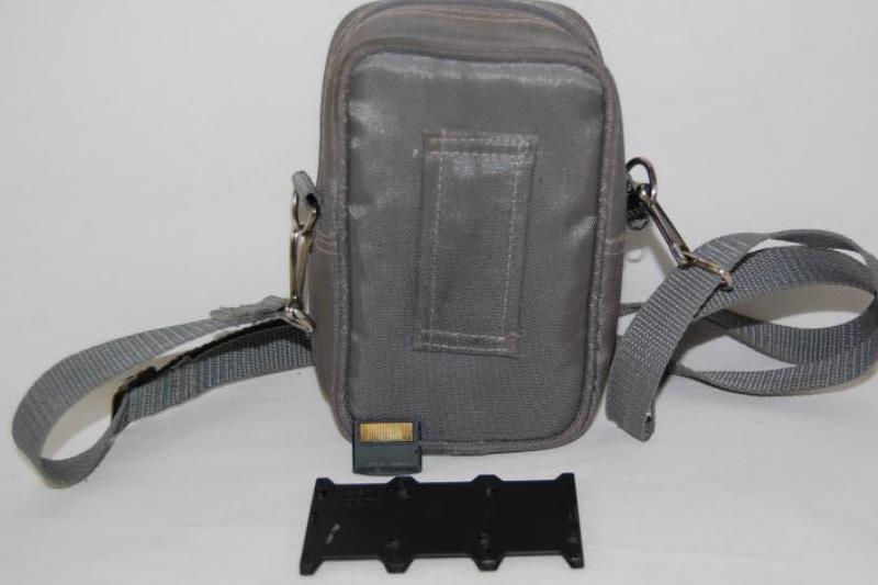Lot of 3 Camera Accessories Fuji Camera Bag 16MB XD Picture Card Olympus Holder