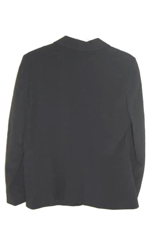 Sag Harbor Women's Black Blazer Jacket Size 8P Petites 3 Buttons Shoulder Pads