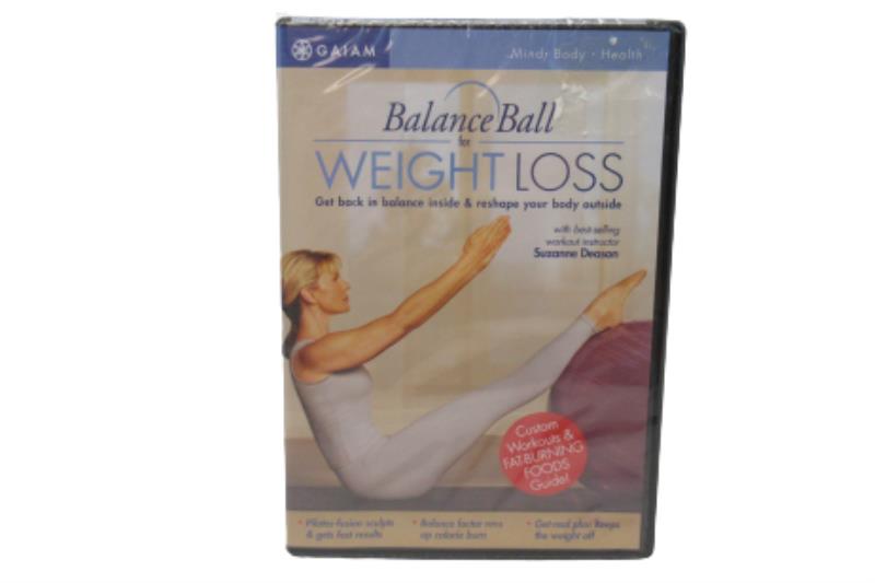 2004 Gaiam Balance Ball For Weight Loss DVD By Suzanne Deason Sealed