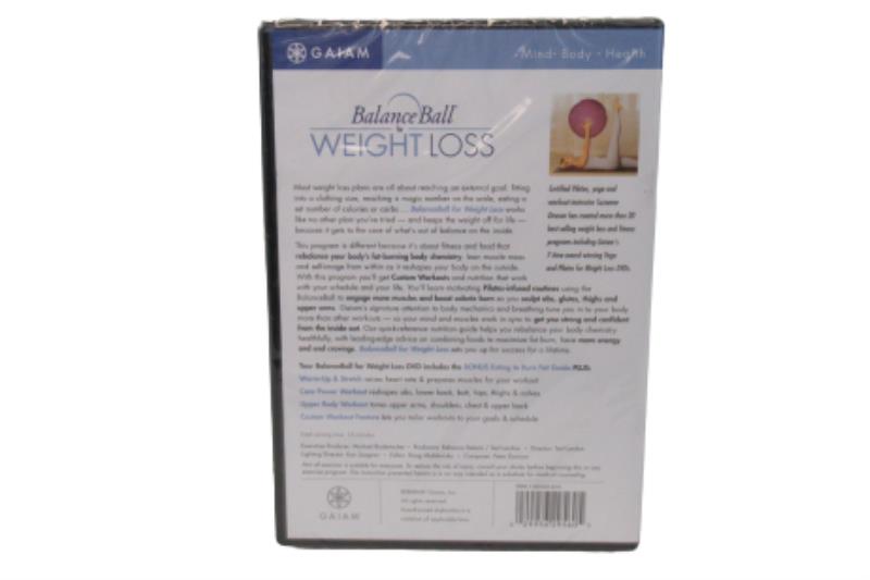 2004 Gaiam Balance Ball For Weight Loss DVD By Suzanne Deason Sealed