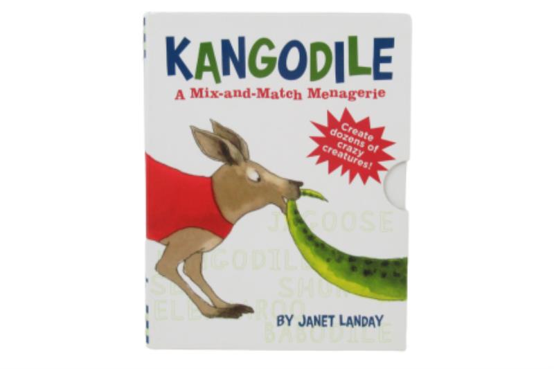 Kangodile by Janet Landay 2006 Mix And Match Menagerie Book Hardcover Case
