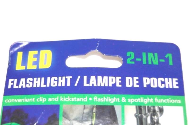 Flashlight 2 in 1 Brand new Convenient Clip and Kickstand Flashlight & Spotlight