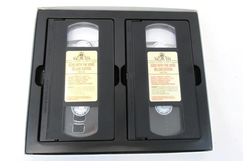 Gone With the Wind VHS 1990 2 Tape Box Set Deluxe Special Edition