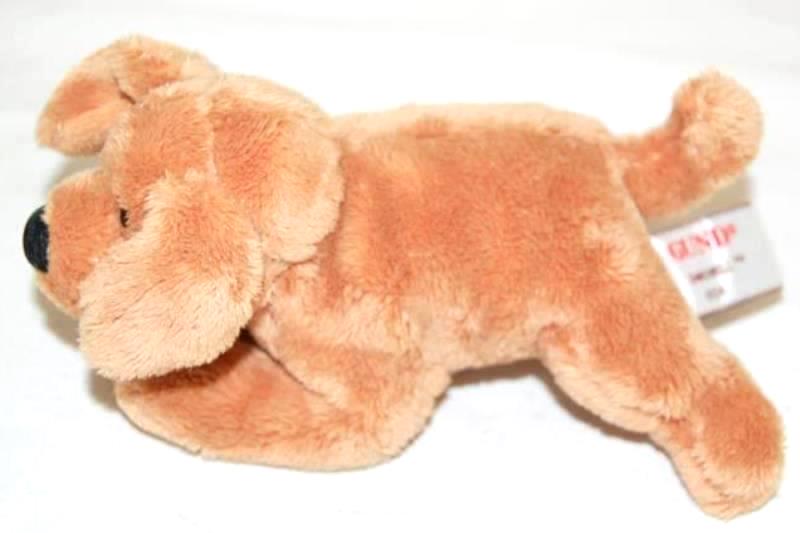 Mini GUND Brown Plush Puppy Dog Barkswell 13134