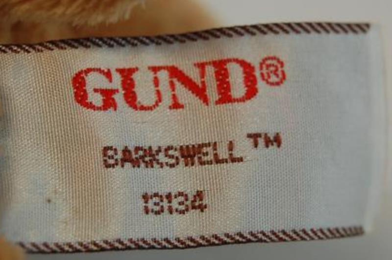 Mini GUND Brown Plush Puppy Dog Barkswell 13134