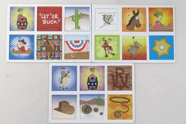 The Memory Challenge Game Of The Pendleton Rodeo 2 to 6 Players Learning