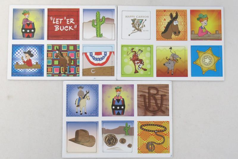 The Memory Challenge Game Of The Pendleton Rodeo 2 to 6 Players Learning