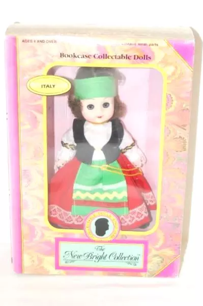 The New Bright Collection Dolls Lot of 2 Italy and Holland in Original Boxes