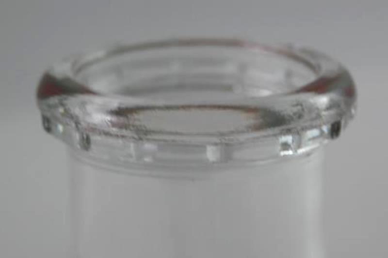 Vintage MARKL Brand Glass Milk Bottles Half Pint Liquid 1960 Clear Red Writing