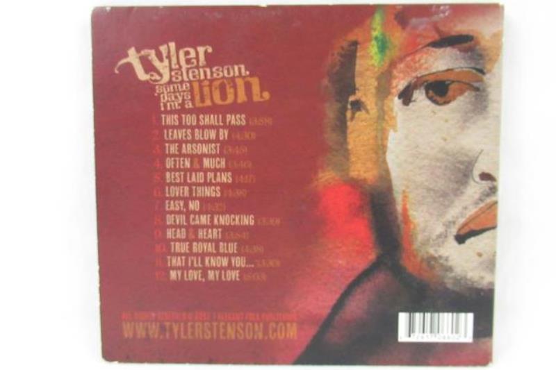 Tyler Stenson Some Days I'm A Lion Signed CD Original Case 2012 Elegant Folk