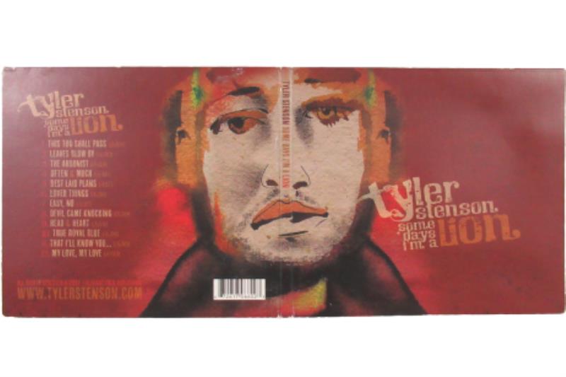 Tyler Stenson Some Days I'm A Lion Signed CD Original Case 2012 Elegant Folk