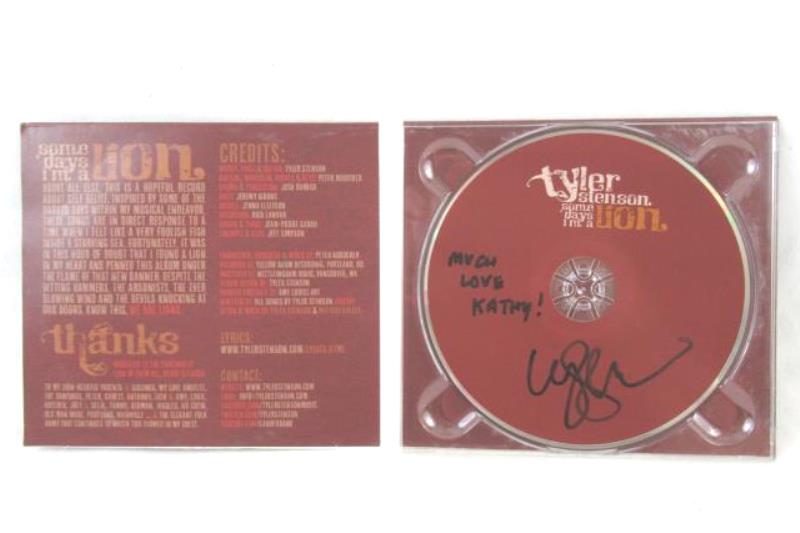 Tyler Stenson Some Days I'm A Lion Signed CD Original Case 2012 Elegant Folk