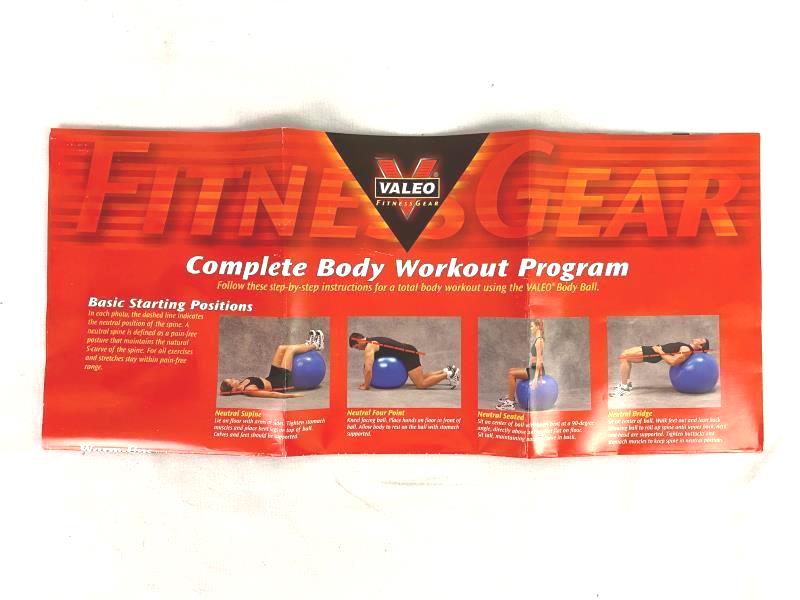 Valeo Fitness Gear Body Ball Orange 2 Pumps Included 55 Cm Original Box