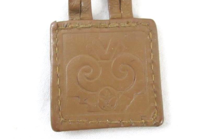 Vintage Amanda Smith Brown Shoulder Handbag Purse Faux Leather
