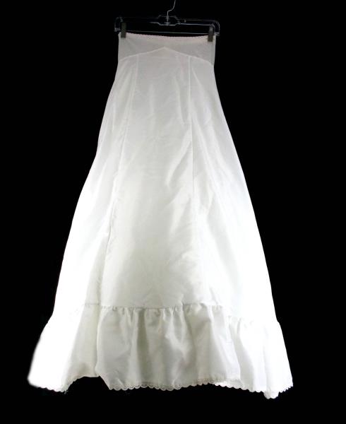 Under Cover Full Length White Tulle Wedding Costume Control Top Petticoat Sz 11