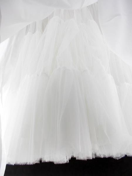 Under Cover Full Length White Tulle Wedding Costume Control Top Petticoat Sz 11