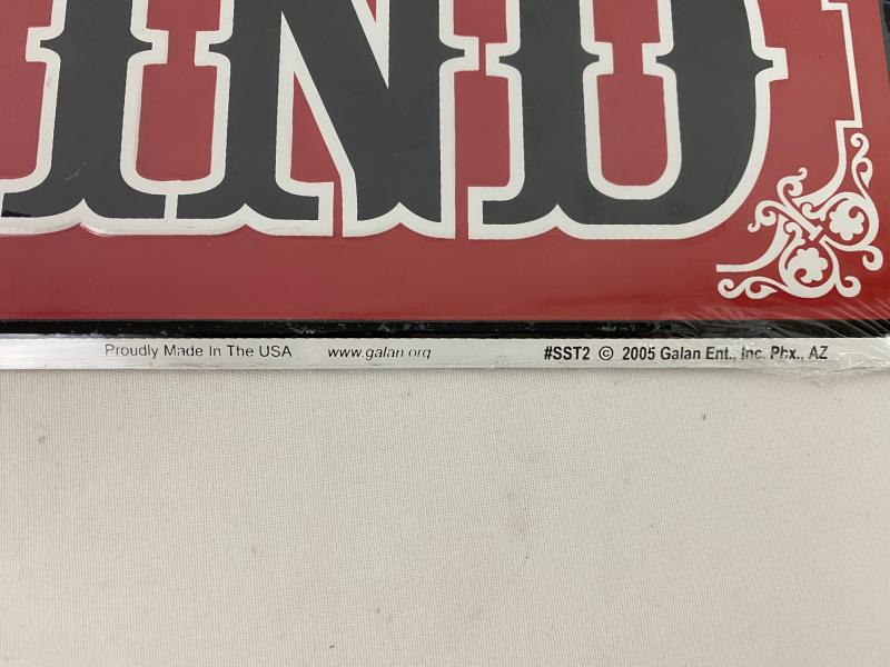 Gone With The Wind Metal Wall Sign Street Sign Style 2005 Made in The USA