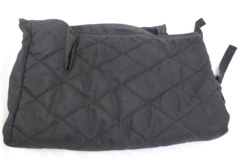 4Knines Car Seat Cover Dog Durable Material Black Rear Fit Bench Seat