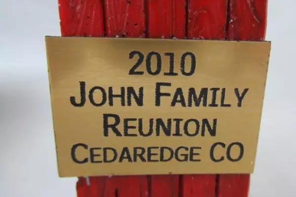 Set of 3 John Family Reunion Outhouse Christmas Tree Ornaments 2010 Cedaredge CO