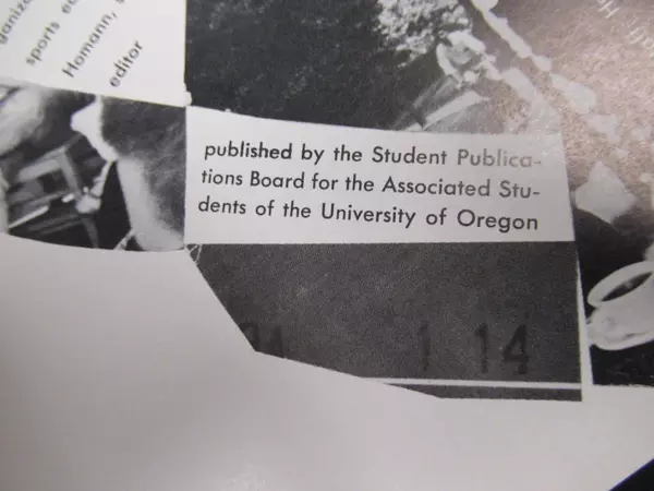 1961 Oregana University of Oregon Yearbook and Album 3 Volume Hardcover Set