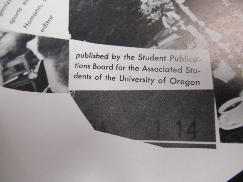 1961 Oregana University of Oregon Yearbook and Album 3 Volume Hardcover Set