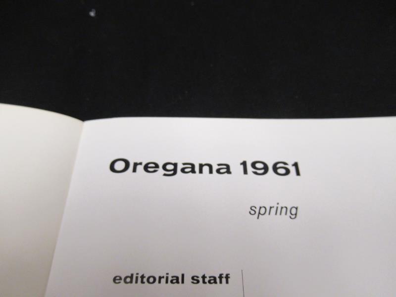 1961 Oregana University of Oregon Yearbook and Album 3 Volume Hardcover Set