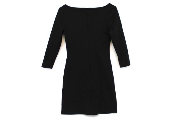 Olsenboye Black 3/4 Sleeve Fitted Shift Dress Size S Cotton Steampunk