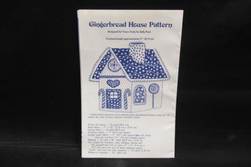 Vintage Yours Truely 1978 Gingerbread House Pattern Uncut Patchwork USA