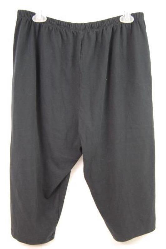 Casual Knitwear By Dobie Capri Leggings Women's Size Large Black USA