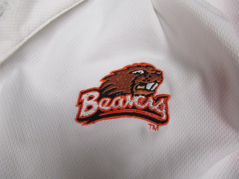 Lot of 2 Oregon College Polo Shirts OSU Beavers Linfield Alumni Men's Size L