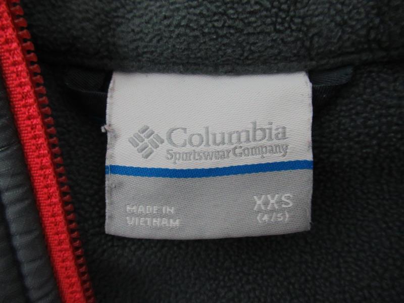 Columbia Sportswear Kids Fleece Lined Jacket Sz XXS Unisex Gray Hooded