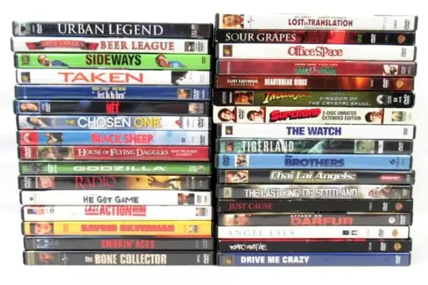 Wholesale Lot of 33 DVDs Assorted Comedy Action PG13 and R No Duplicates