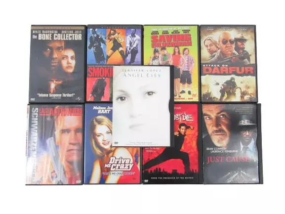 Wholesale Lot of 33 DVDs Assorted Comedy Action PG13 and R No Duplicates
