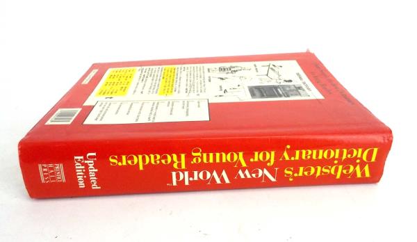 1989 WEBSTER'S NEW WORLD DICTIONARY For Young Readers Maps Updated Edition