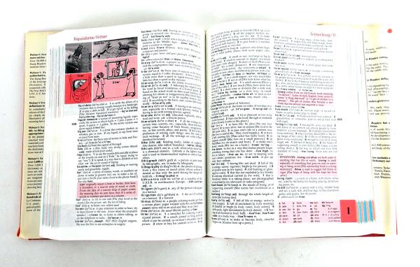 1989 WEBSTER'S NEW WORLD DICTIONARY For Young Readers Maps Updated Edition