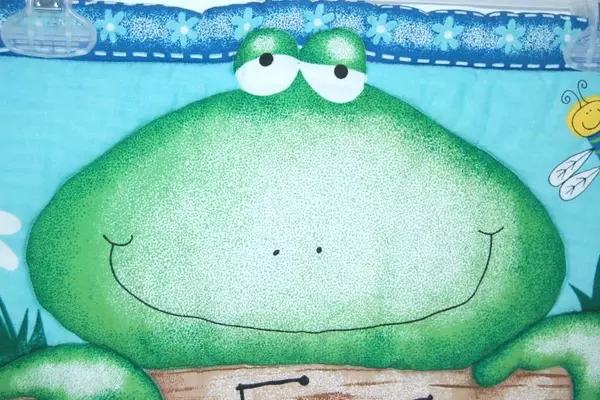 Kitchen Cutouts Franco Place Mat Frog Crossing Keep Out Cushioned